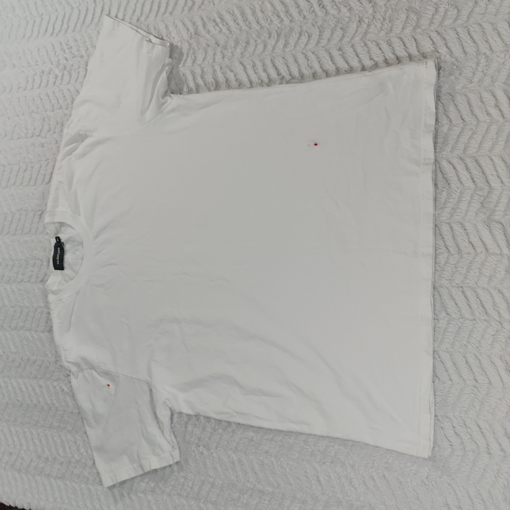 493. Talentless Drop Shoulder Tee | Color: White - Picture 12 of 12
